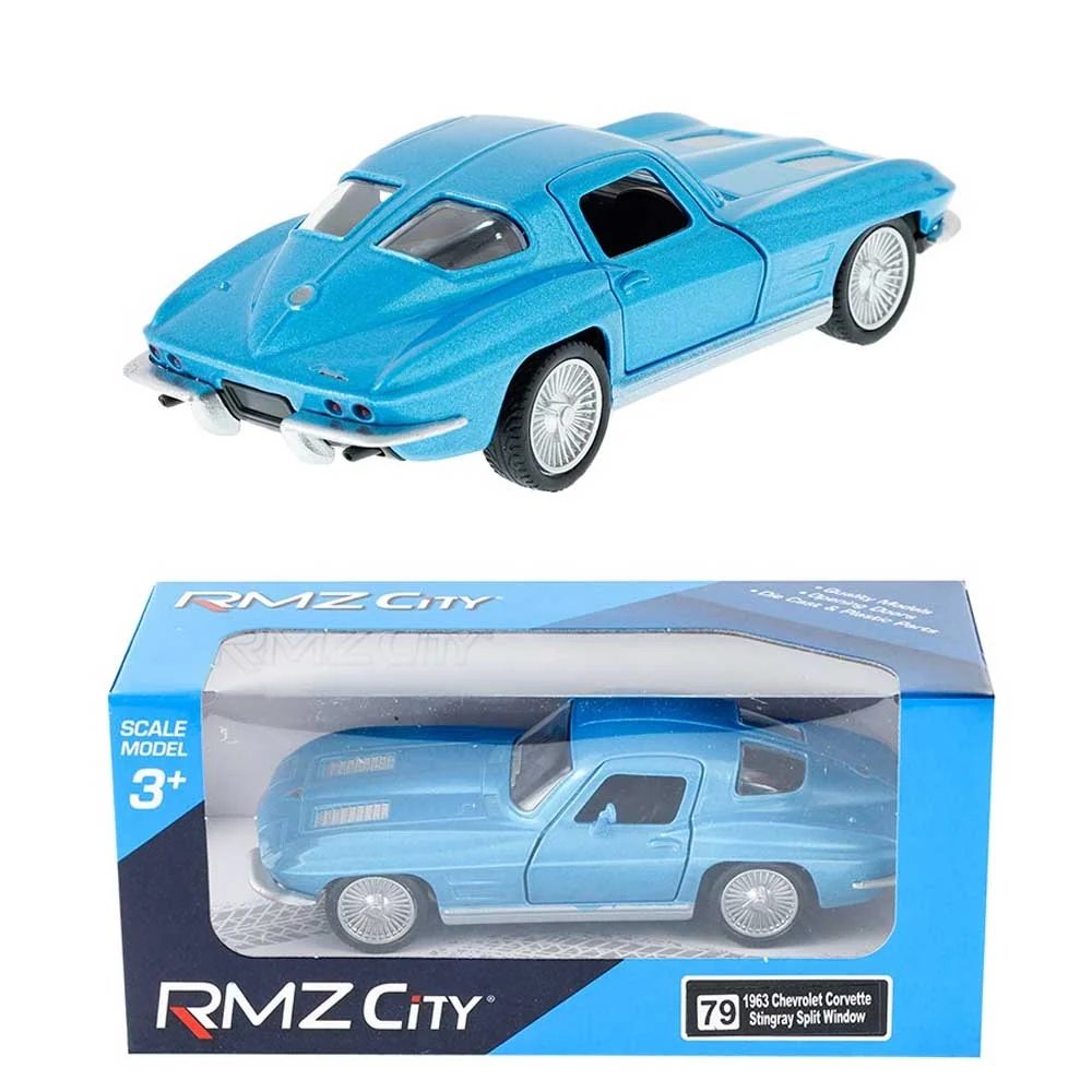 Model automobila Chevrolet Corvette Stingray Split Window 1963 1:32 – plava