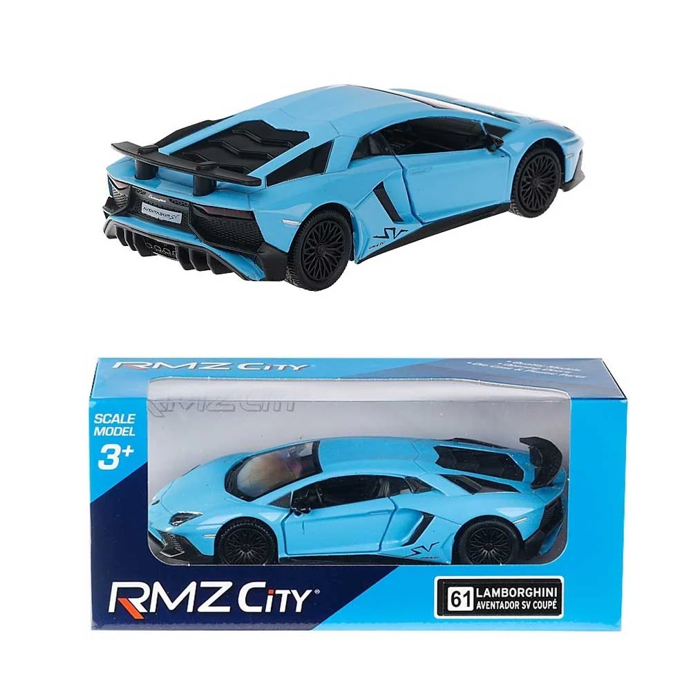 Model automobila Lamborghini Aventador LP750-4 SV 1:32 – RMZ, plava