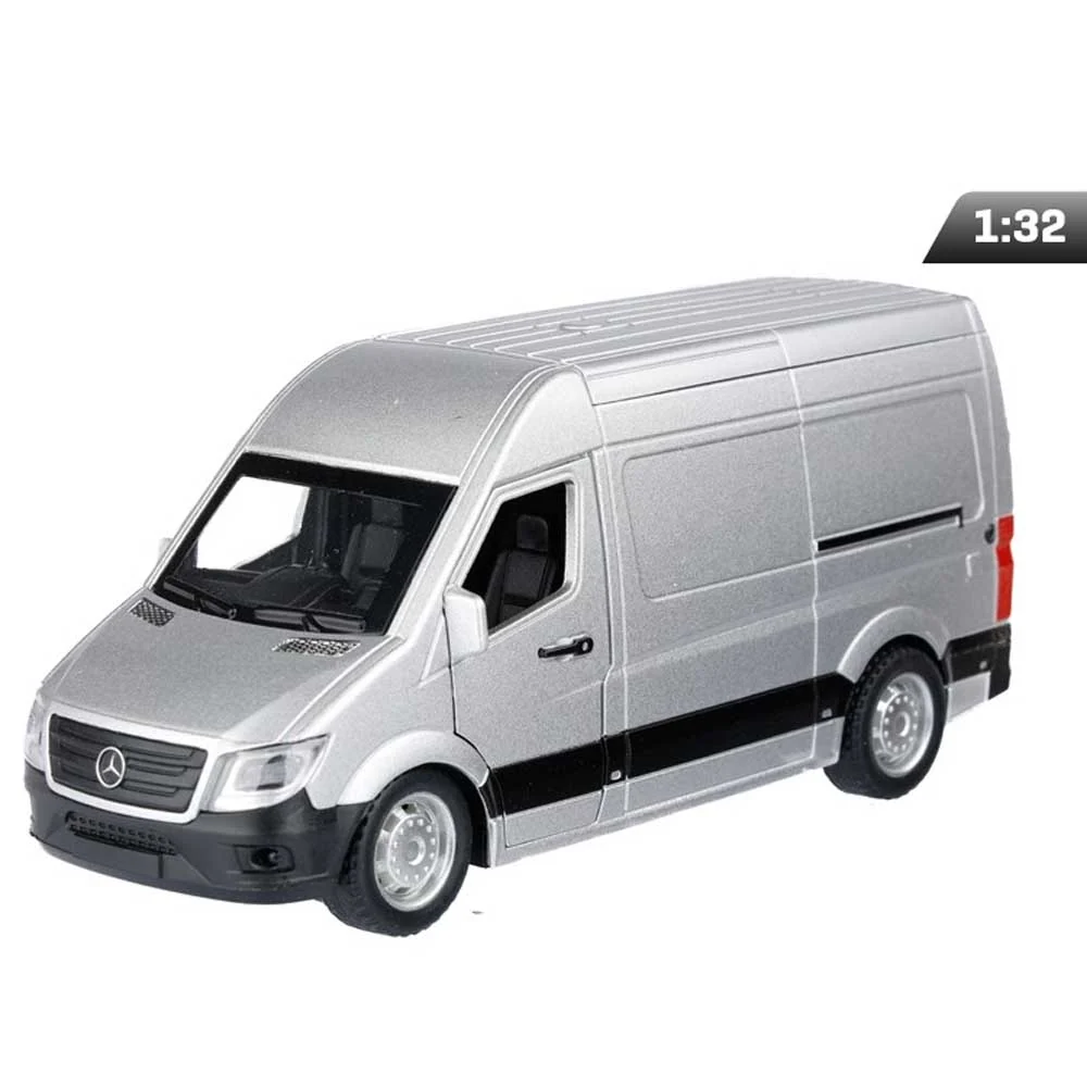 Model automobila Mercedes-Benz Sprinter 1:32 – srebrni metalik minibus