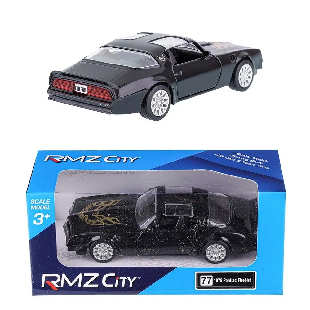 Model automobila Pontiac Firebird 1978 1:32 – crni američki sportski automobil