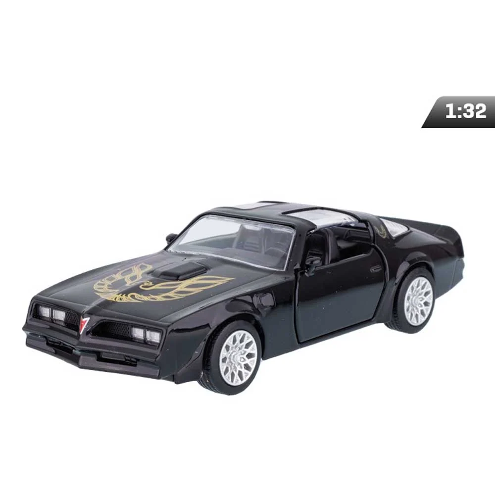 Model automobila Pontiac Firebird 1978 1:32 – crni američki sportski automobil