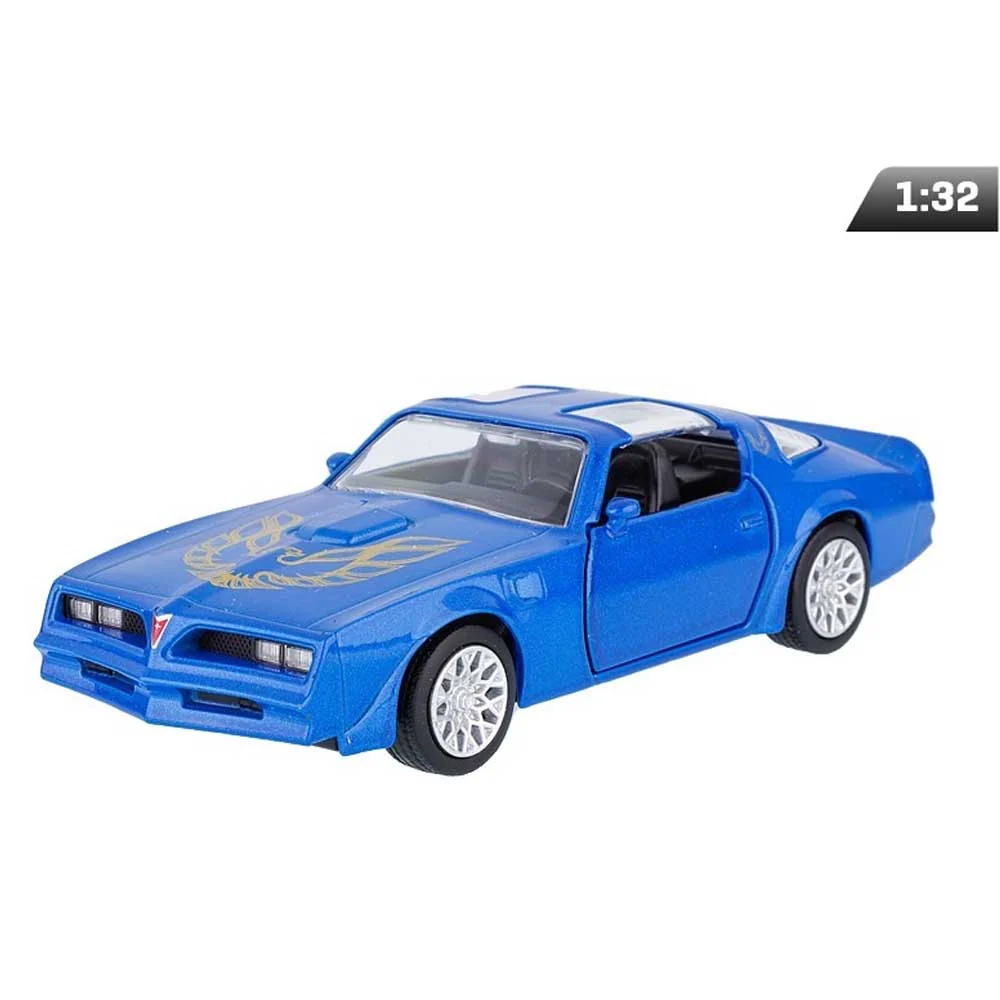 Model automobila Pontiac Firebird 1978 1:32 – plavi američki sportski automobil
