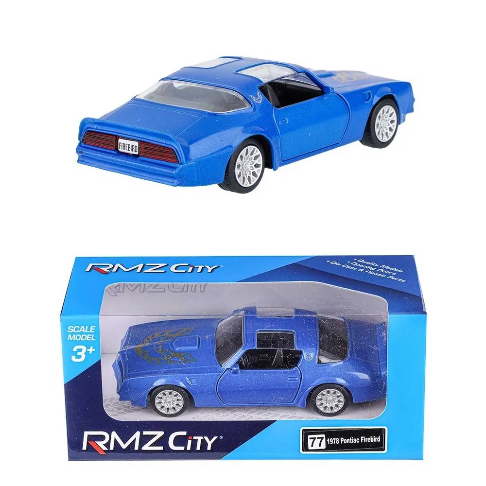 Model automobila Pontiac Firebird 1978 1:32 – plavi američki sportski automobil