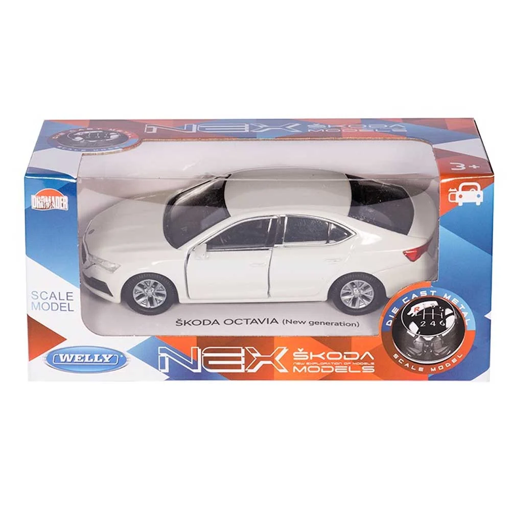 Model automobila Skoda Octavia 1:34 (bijeli)