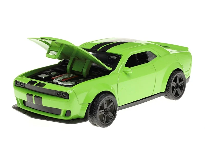 Model Dodge Challenger CRASH CAR, akvamarin (A02400SL)