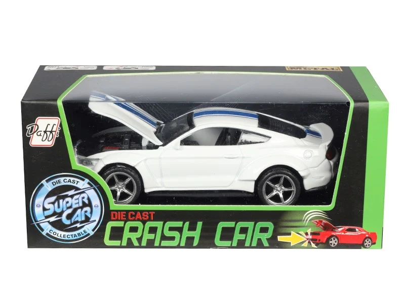 Model Dodge Challenger CRASH CAR, bijeli (A02400B)
