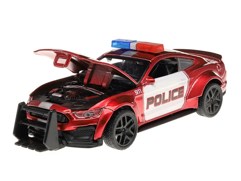Model Dodge Challenger CRASH CAR, policija, crveni (A02400PC)