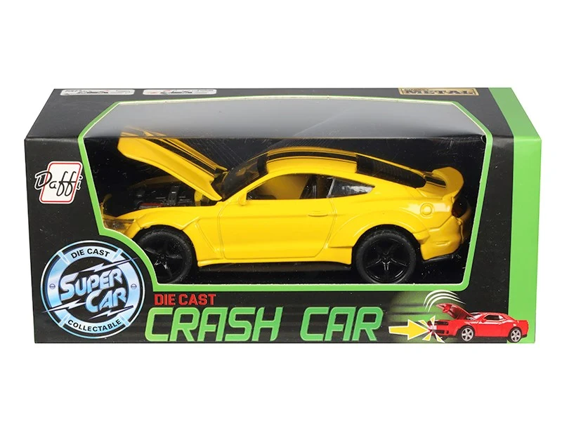 Model Dodge Challenger CRASH CAR, žuti (A02400Z)