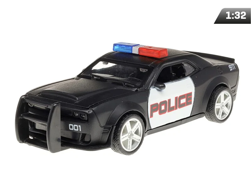 Model Dodge Challenger Police, crni (A02400PCZ)