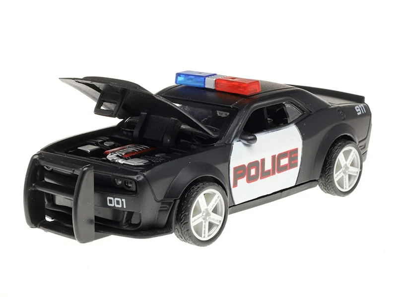 Model Dodge Challenger Police, crni (A02400PCZ)