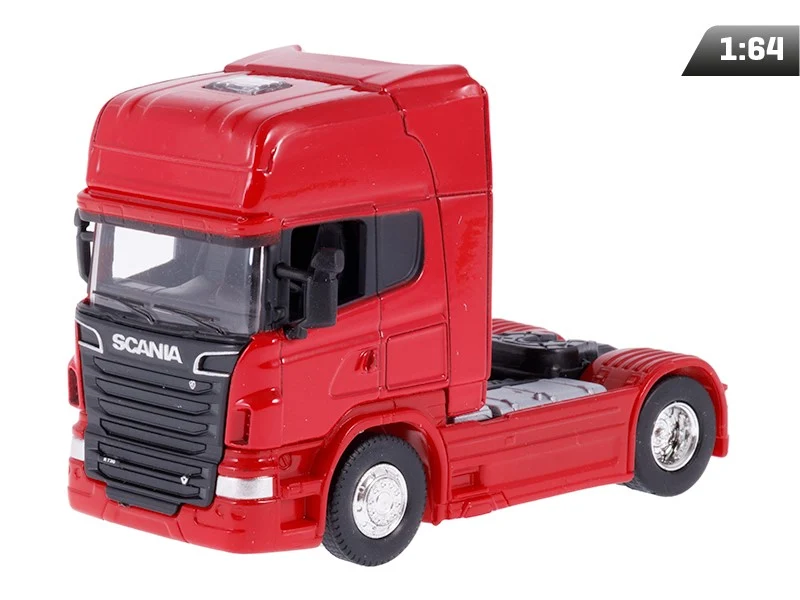 Model u mjerilu 1:64, SCANIA V8 R730, traktor, crveni (C00801SVCC)