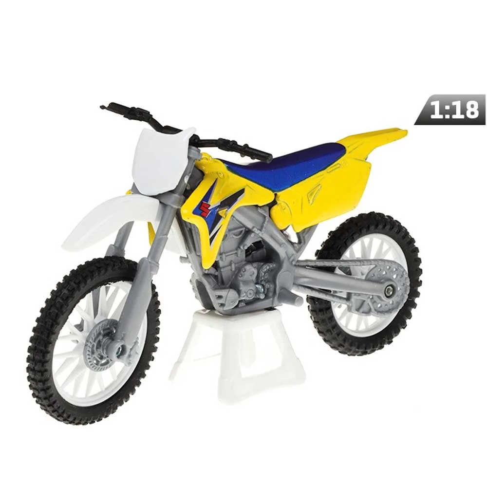 Model motocikla – Suzuki RM-Z450 (1:18, žuta)