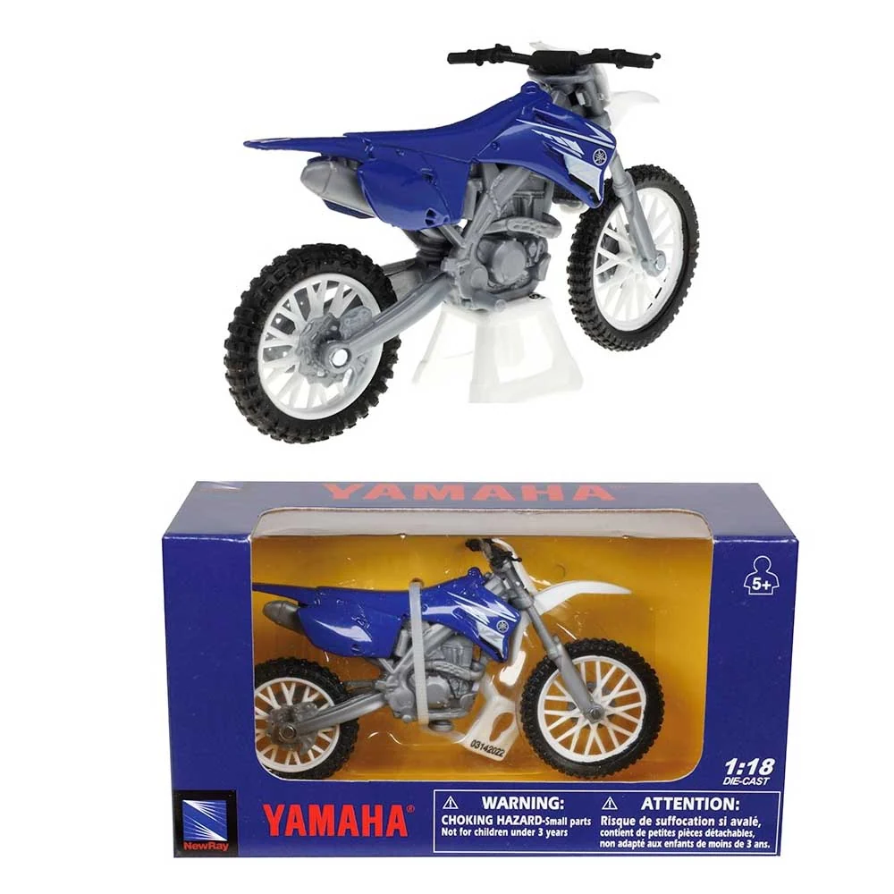 Model motocikla – Yamaha YZ 450F (1:18, plava)