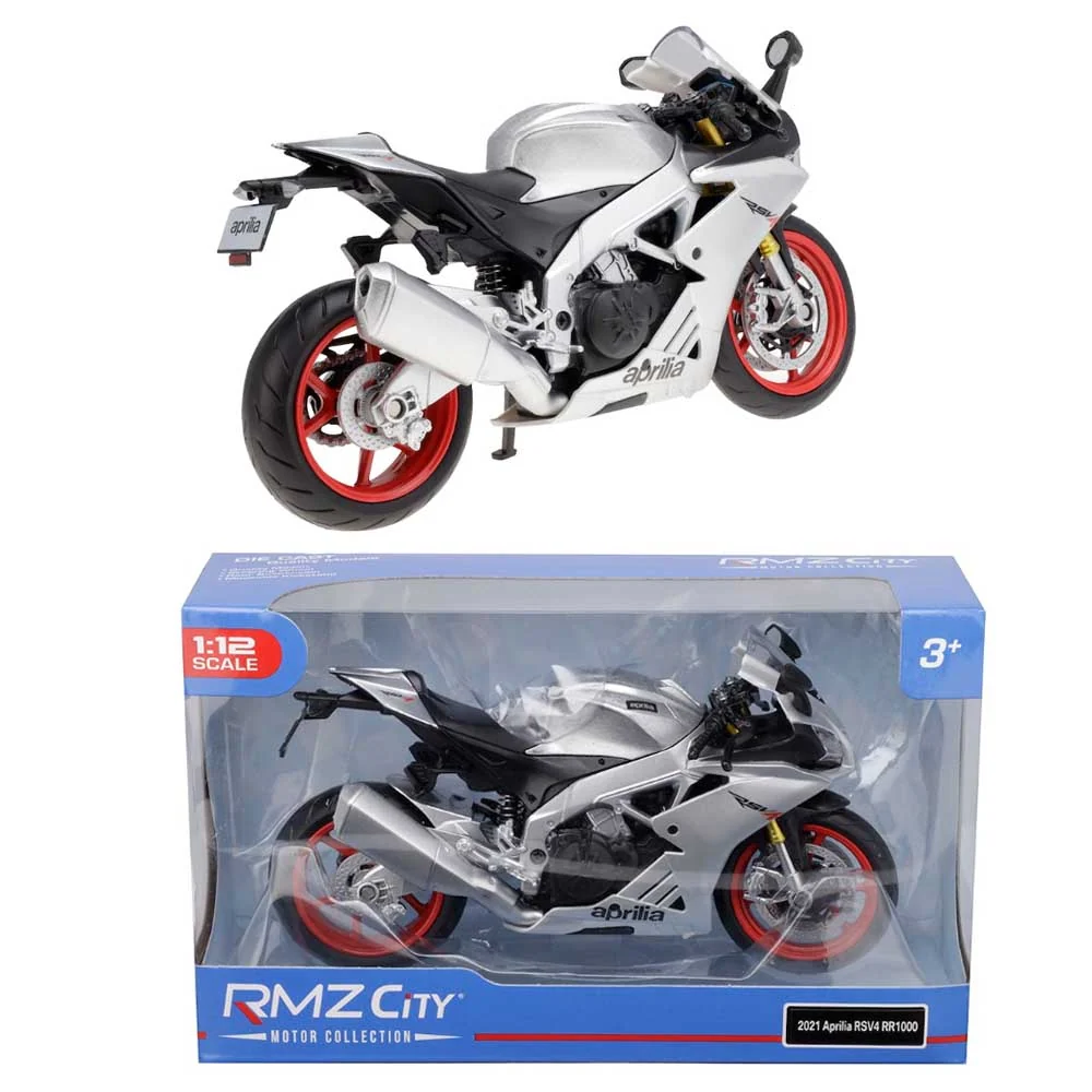 Model motora – Aprilia RSV4 RR 2020 (1:12, srebrna)