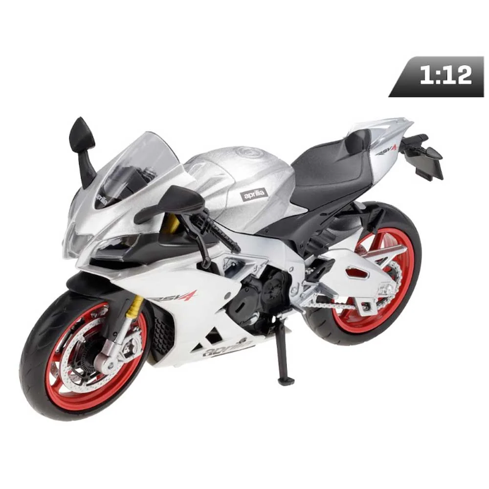 Model motora – Aprilia RSV4 RR 2020 (1:12, srebrna)