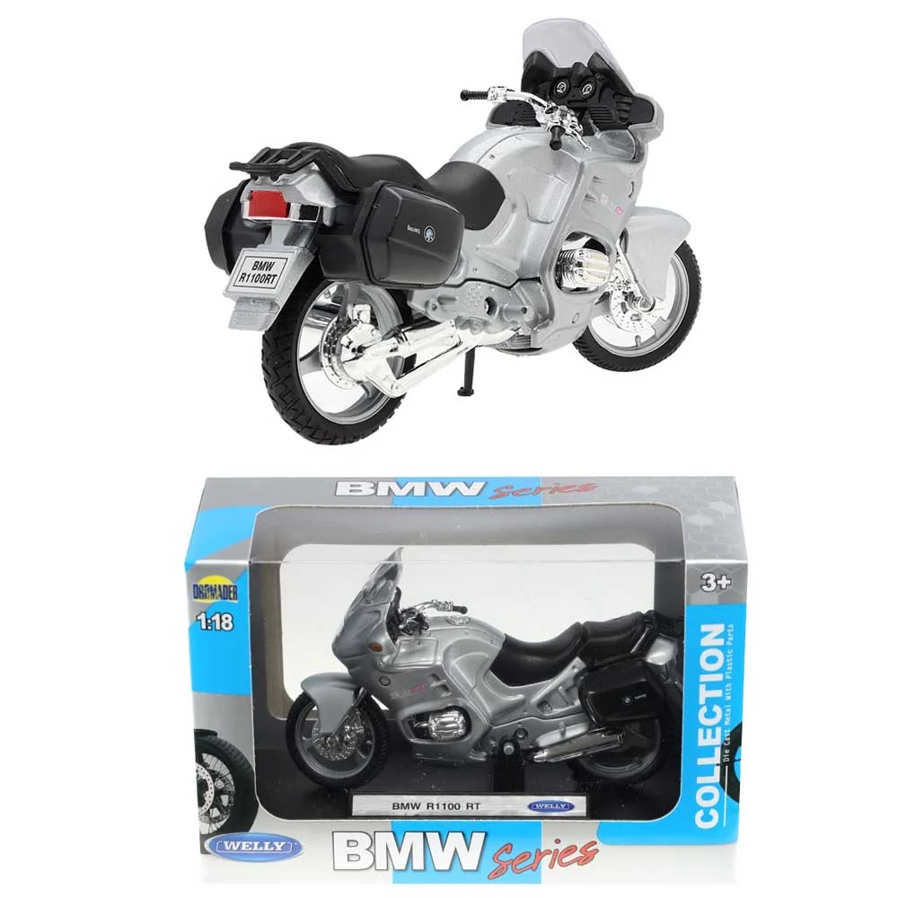 Model motora – BMW R1100 RT (1:18, srebrna)