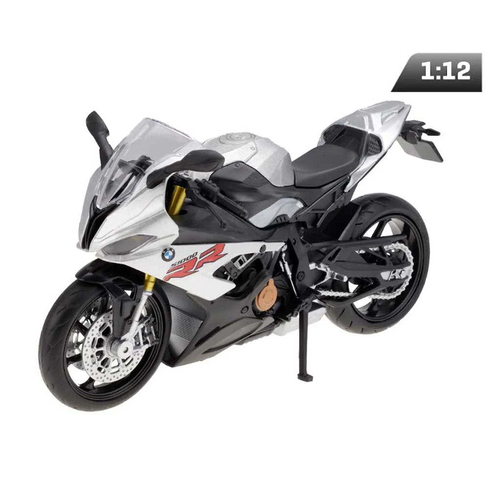Model motora – BMW S1000RR 2020 (1:12, srebrna)