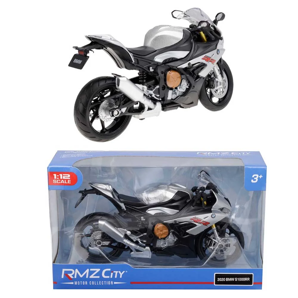 Model motora – BMW S1000RR 2020 (1:12, srebrna)