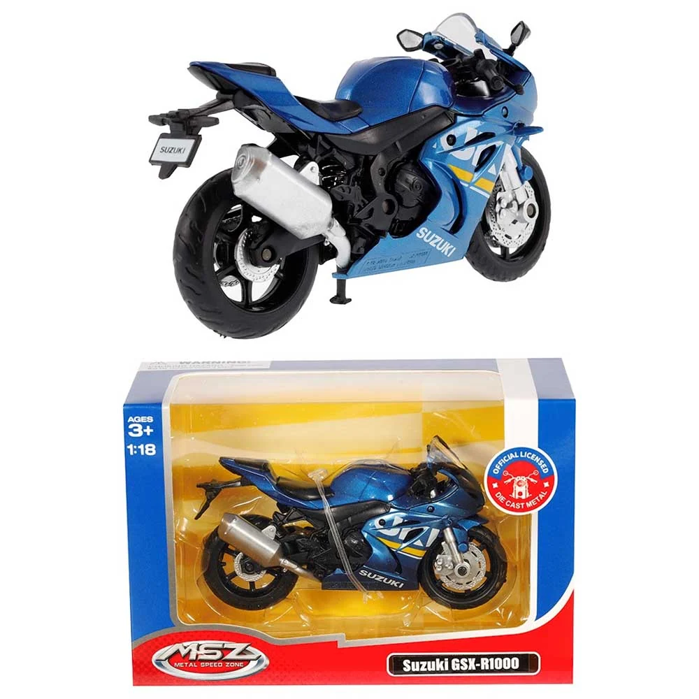 Model motora – Suzuki GSX-R1000 (1:18, plava)