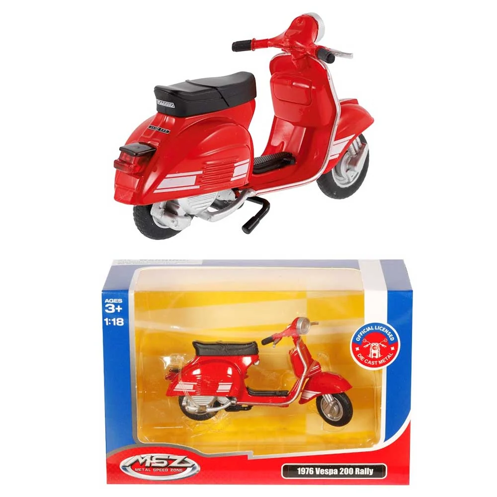Model motora – Vespa 200 Rally 1976 (1:18, crvena)