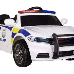 Policijski auto na akumulator - bijeli