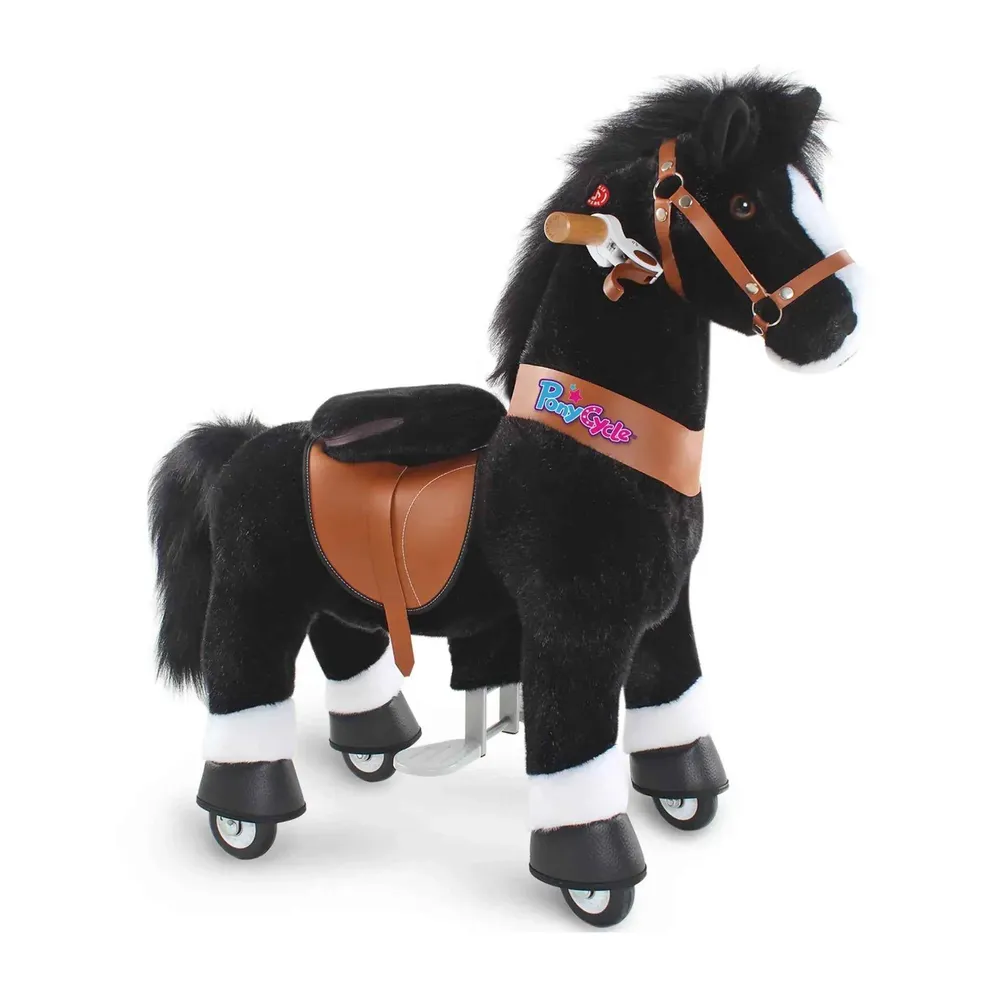 PonyCycle® Pony na kotačima - Black White Hoof (3-4G)