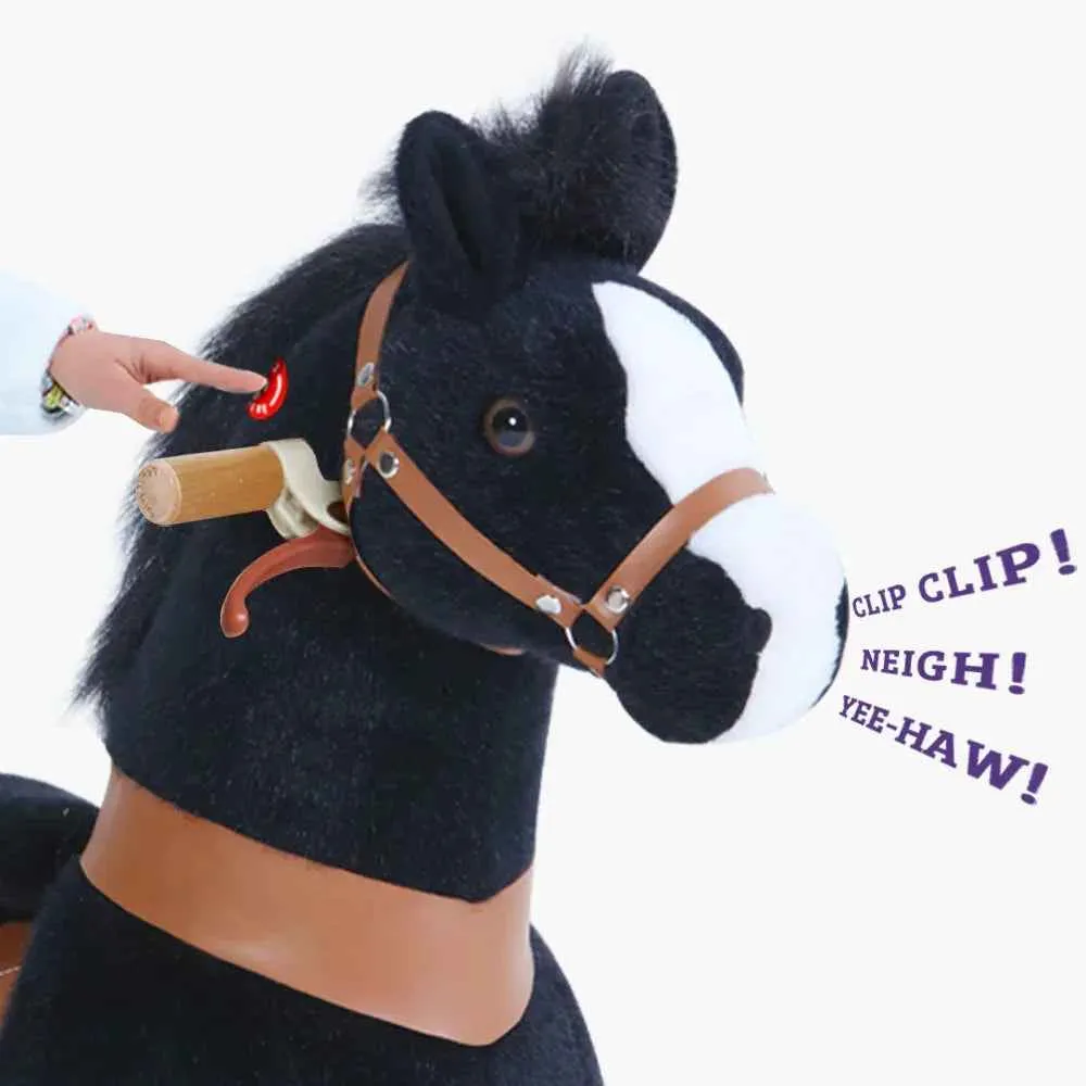 PonyCycle® Pony na kotačima - Black White Hoof (3-4G)