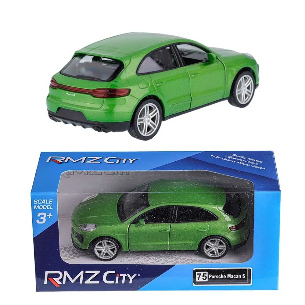 Porsche Macan S model auta 1:32 – RMZ, zeleni
