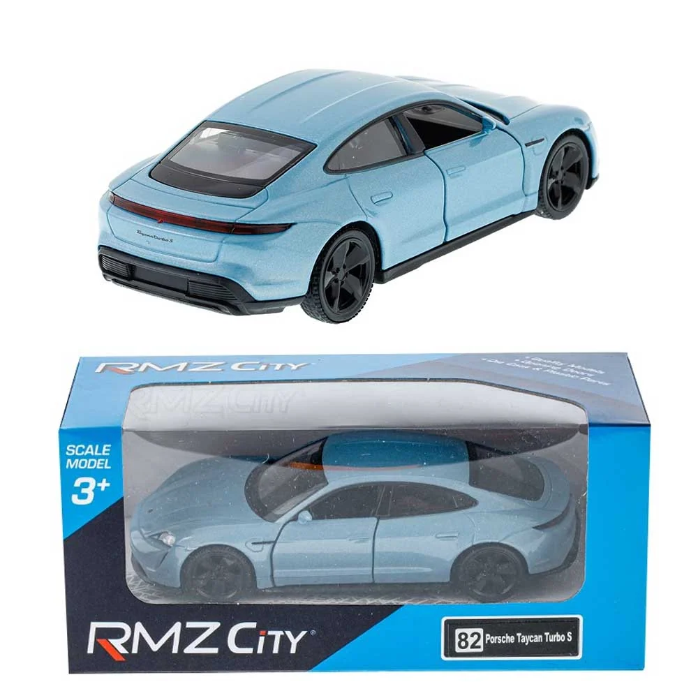 Porsche Taycan Turbo S 2020 model auta 1:32 – RMZ, plavi