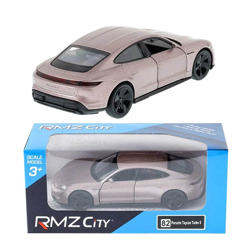 Porsche Taycan Turbo S 2020 model auta 1:32 – RMZ, u ružičastoj nijansi