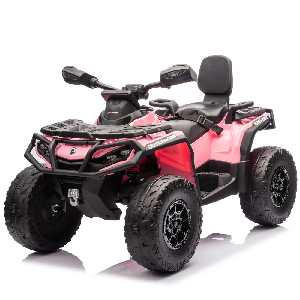 Quad na akumulator Can Am Outlander 4x4 DK-CA005 - dvosjed - svijetlo rozi