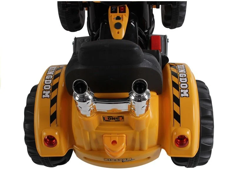 Traktor na akumulator s korpom - žuti