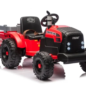 Traktor na akumulator s prikolicom CH9959B - crveni