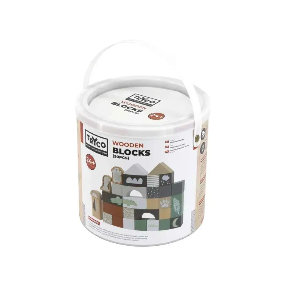 Tryco® Drvene kocke 50 kom