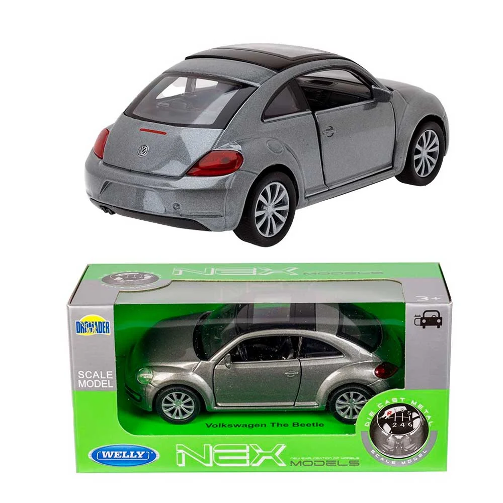 Volkswagen Beetle model auta 1:34 – sivi