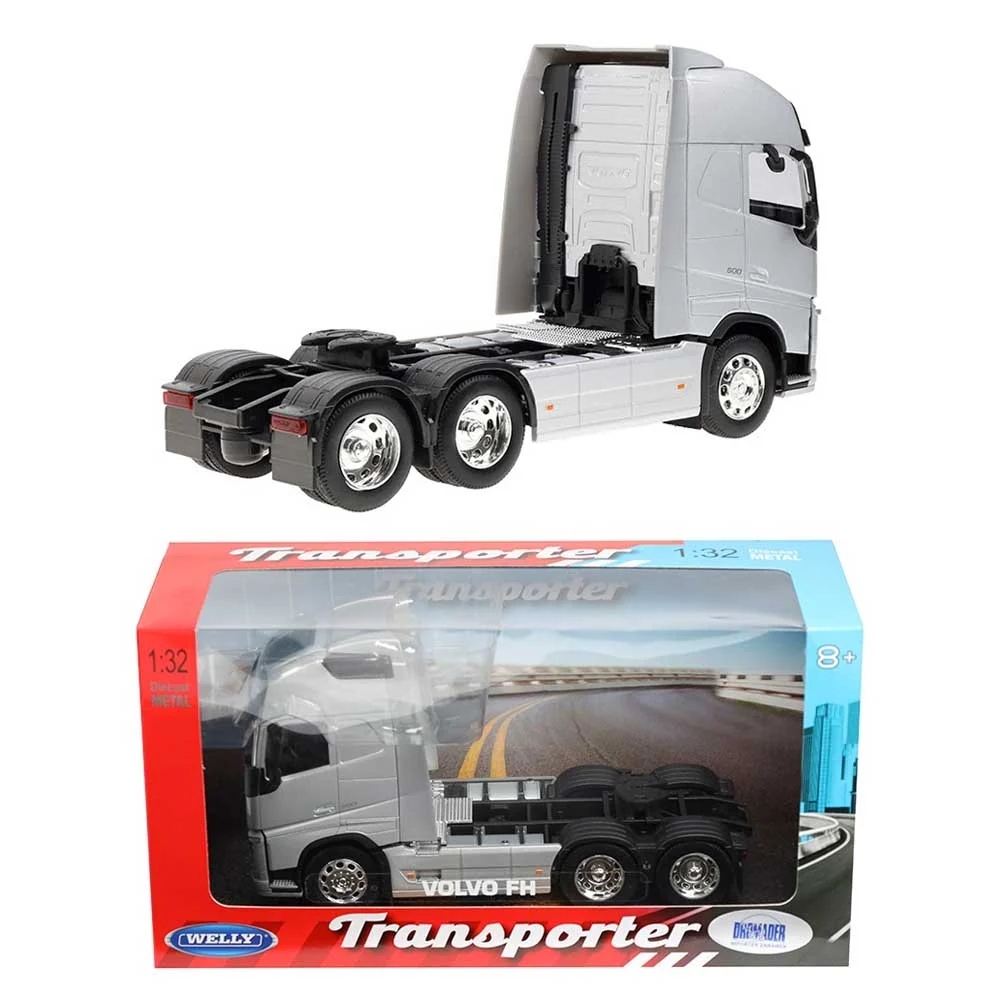 Volvo FH troosovinski model tegljač 1:32 – srebrni