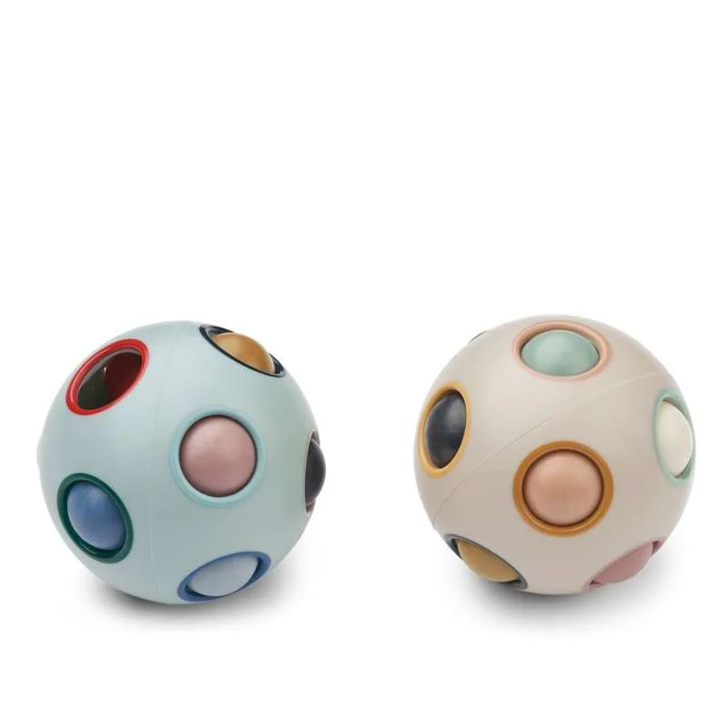 Liewood Solene Fidget Puzzle Loptica - 2-kom - Ledena Plava Višebojna Mješavina