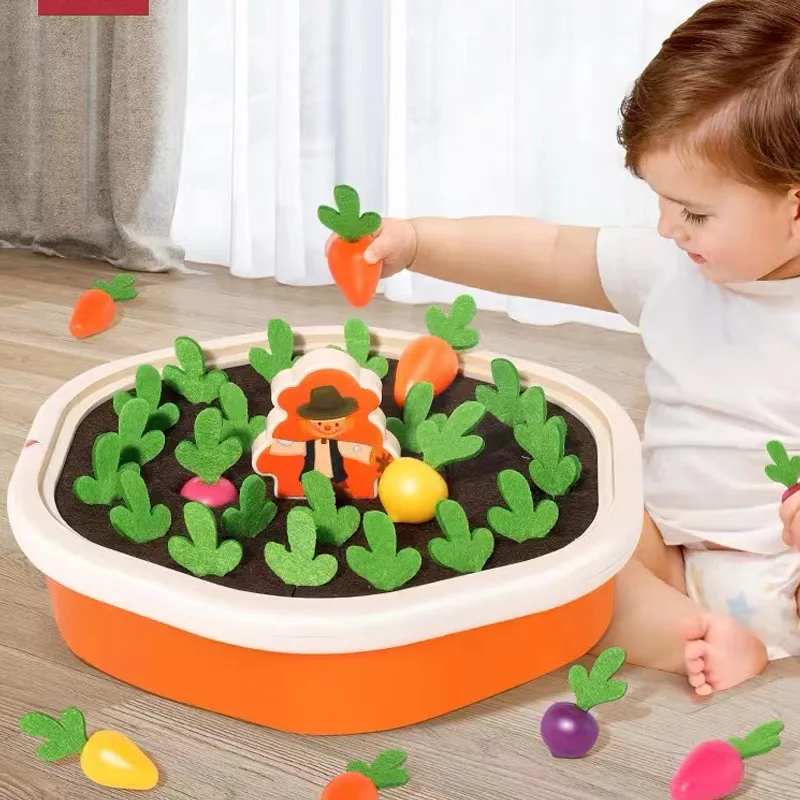 Montessori edukativna igra polje mrkve