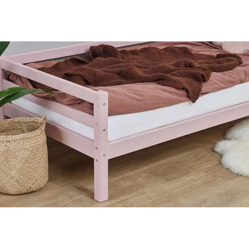 Hoppekids ECO Dream - Moja boja juniorska krevet - 90x200 cm. - Razdvojiva - Svijetla ružičasta