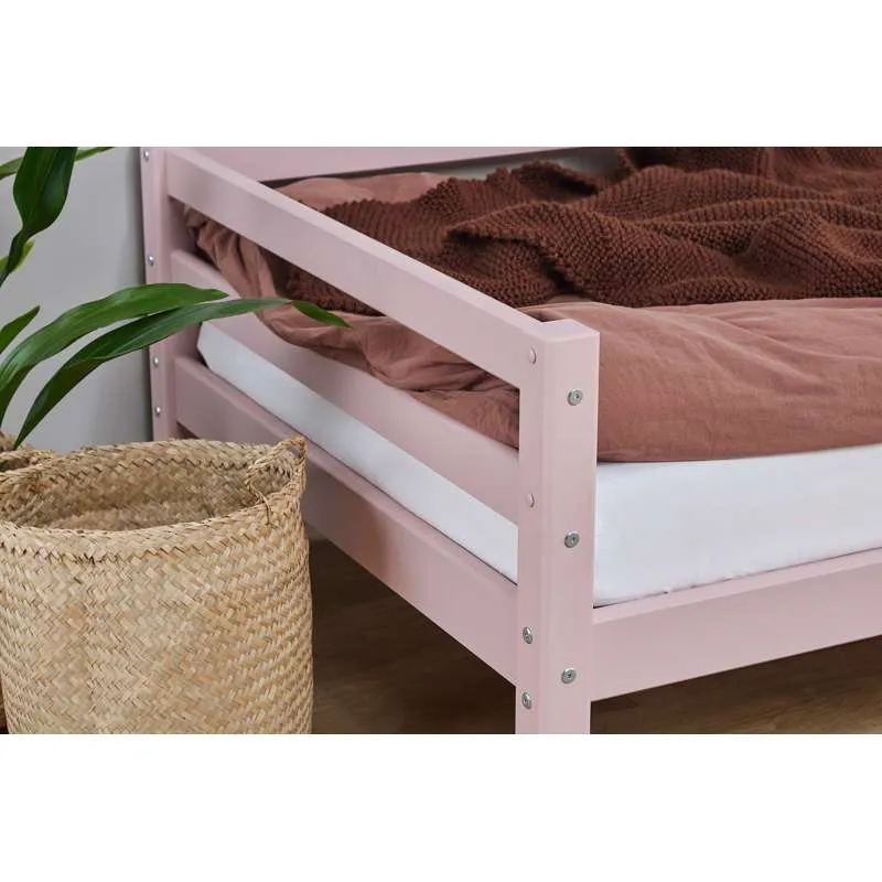 Hoppekids ECO Dream - Moja boja juniorska krevet - 90x200 cm. - Razdvojiva - Svijetla ružičasta