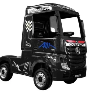 Kamion na akumulator Mercedes Actros 4x4 MP4- crni/lakirani