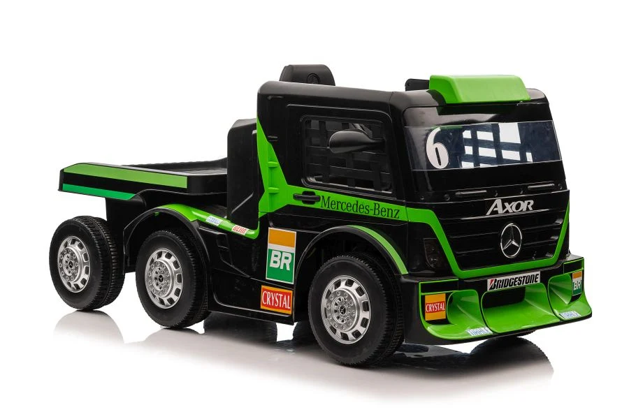 Kamion na akumulator Mercedes XMX622B - zeleni