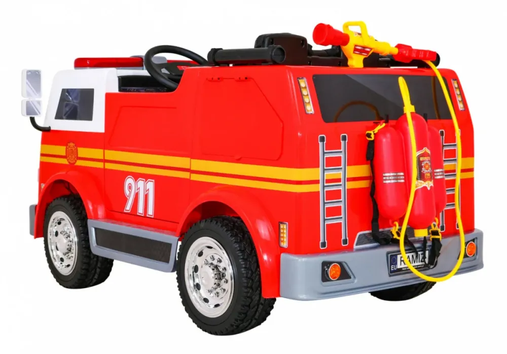 Vatrogasni kamion na akumulator Fire Truck - crveni