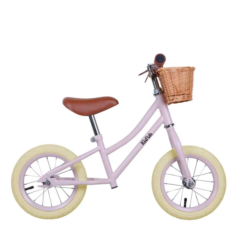 Putnik Kid'oh Bicikl za ljubičice s košarom - Pale Rose