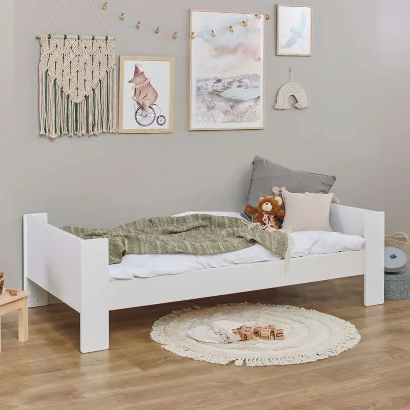 Hoppekids PURE - Juniorseng 90x200 cm - Hvid