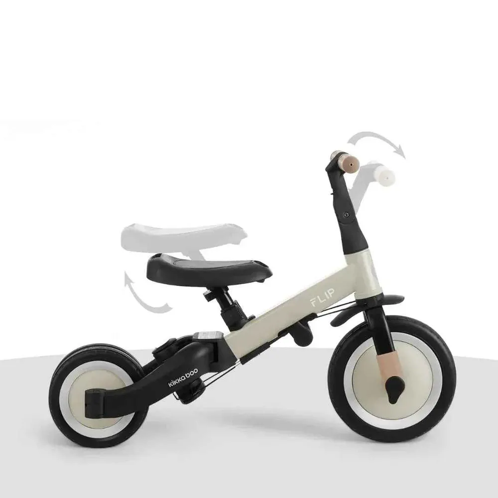 KikkaBoo® dječji tricikl 5u1 Flip Beige