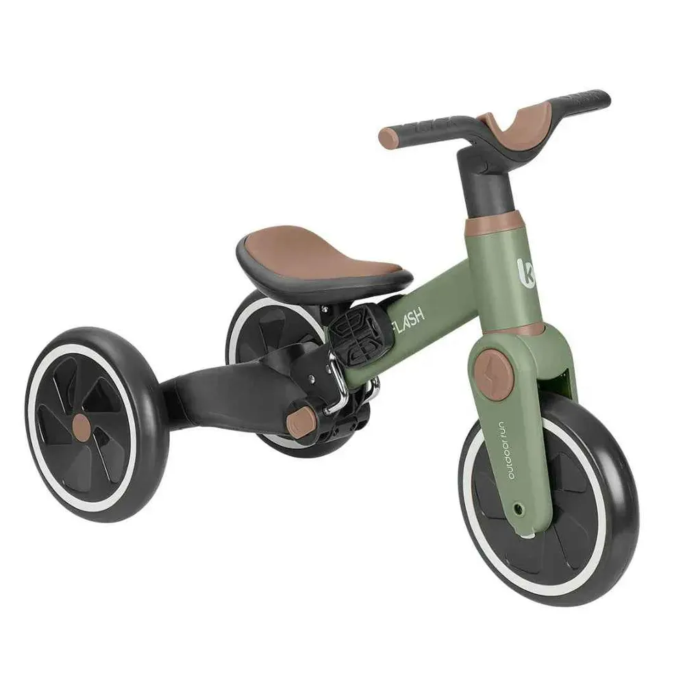 KikkaBoo® Tricikl 5 u 1 Flash Army Green