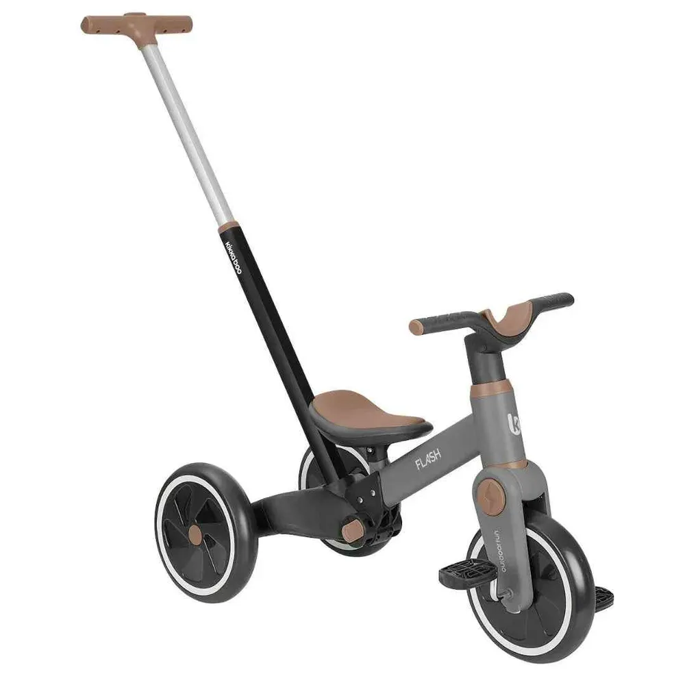 KikkaBoo® Tricikl 5 u 1 Flash Grey