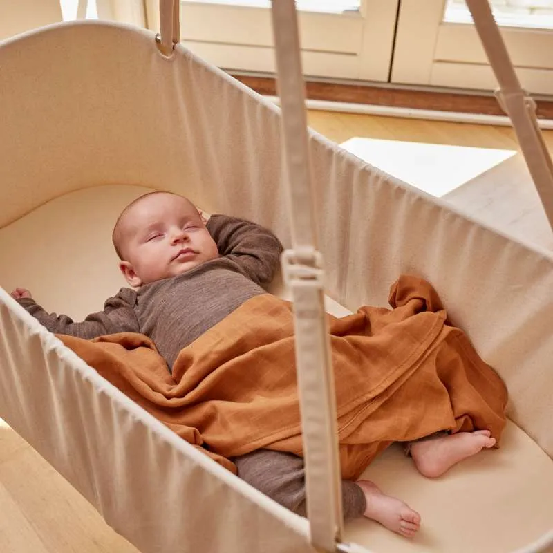 Pomoćni paket - Babyvugge s vuggemotorom i vuggestativom - Prirodan