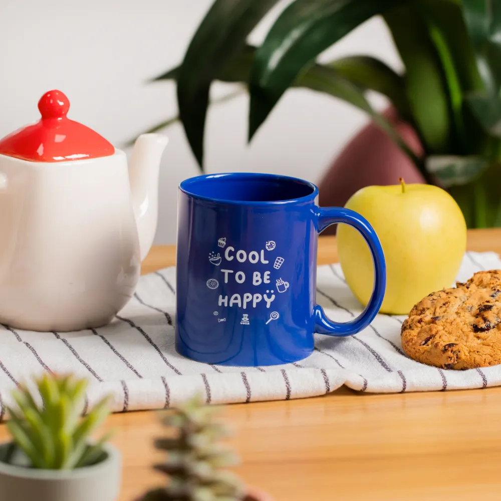 Šalica Cool to be Happy, originalna keramička šalica, ideja za poklon